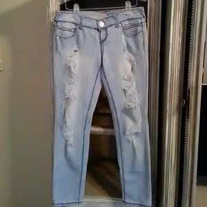 Almost Famous Destroyed Jeans